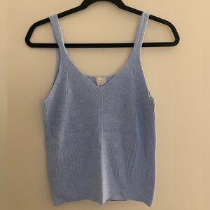 Light Blue Sweater Tank
